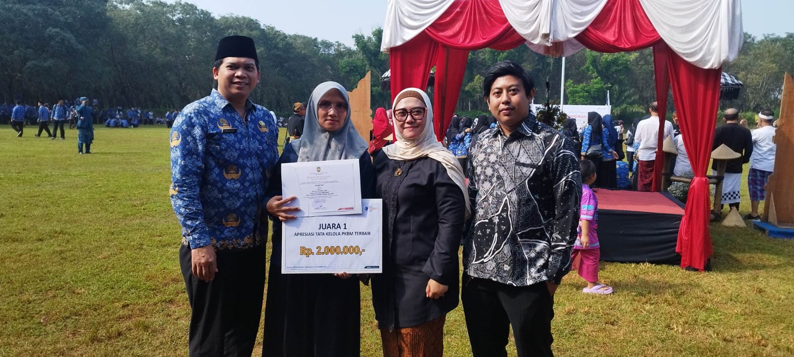 PKBM BIC Raih Juara Terbaik 1 Tata Kelola PKBM Tingkat Kabupaten Purwakarta pada Hardiknas 2026